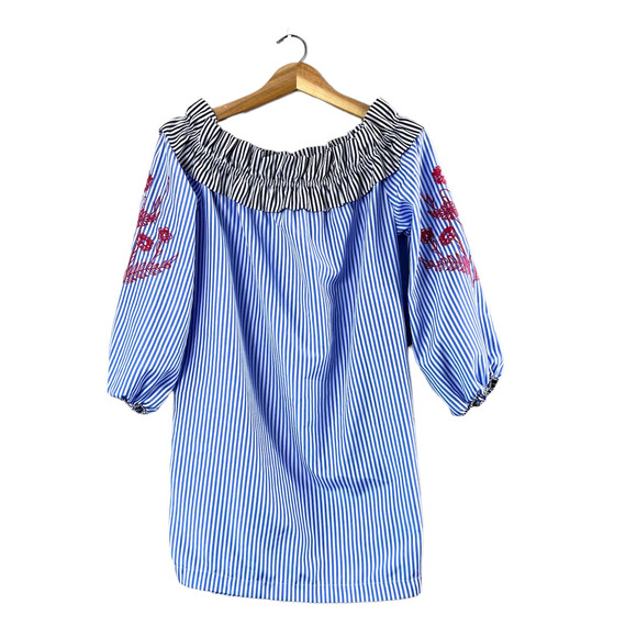 Romeo + Juliet Couture Long Off Shoulder Blouse M - Picture 1 of 6